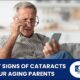 Early signs of cataracts in elderly