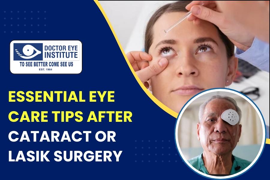 Post Eye Surgery Care Tips - Cataract and Lasik